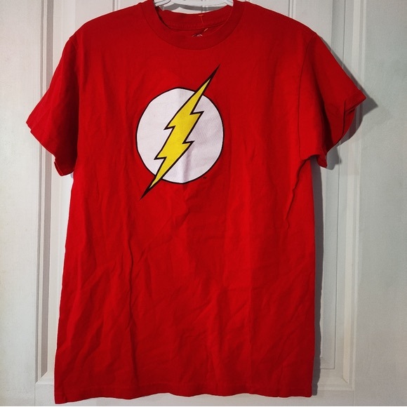 Mens Bazinga The Flash DC Comics Shirt Medium - Picture 1 of 2